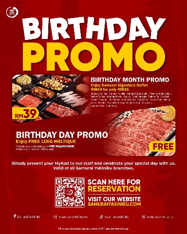 Official Birthday Promo